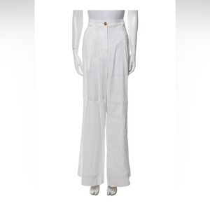 A.L.C. Wide Leg Linen Pants